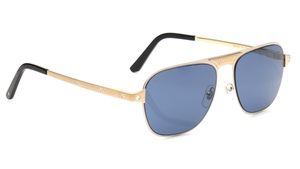 Image 2 of Blue Aviator Sunglasses for Men from Cartier Available at Titan Eye+