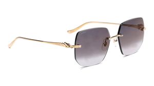 Image 2 of Grey Rectangle Eyeglasses for Women from Cartier Available at Titan Eye+