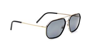 Image 2 of Gold Aviator Sunglasses for Men from Dolce And Gabbana Available at Titan Eye+