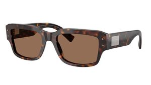 Image 2 of Brown Square Sunglasses for Men from Dolce And Gabbana Available at Titan Eye+