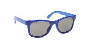 Image 2 of Black Square Sunglasses for Kids from Dash Available at Titan Eye+