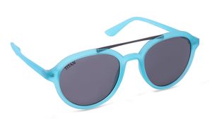 Image 2 of Smoke Aviator Sunglasses for Kids from Dash Available at Titan Eye+