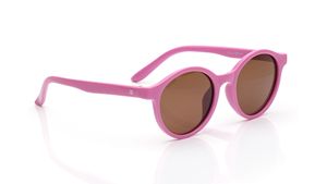 Image 2 of Brown Round Sunglasses for Kids from Dash Available at Titan Eye+