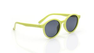 Image 2 of Grey Round Sunglasses for Kids from Dash Available at Titan Eye+