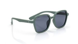 Image 2 of Grey Geometric Sunglasses for Kids from Dash Available at Titan Eye+