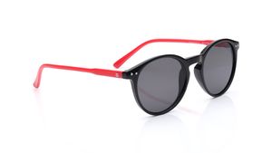 Image 2 of Grey Round Sunglasses for Kids from Dash Available at Titan Eye+