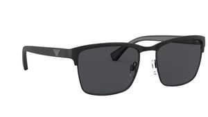 Image 2 of Black Pillow Sunglasses for Men from Emporio Armani Available at Titan Eye+