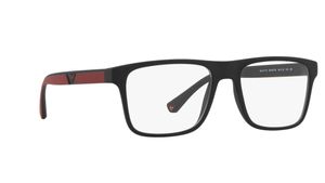 Image 2 of Transparent Rectangle Sunglasses for Men from Emporio Armani Available at Titan Eye+