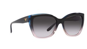 Image 2 of Grey CatEye Sunglasses for Women from Emporio Armani Available at Titan Eye+