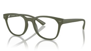 Image 2 of Olive Rectangle Eyeglasses for Men from Emporio Armani Available at Titan Eye+