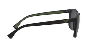 Image 2 of Grey Square Sunglasses for Men from Emporio Armani Available at Titan Eye+