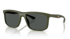 Image 2 of Black Square Sunglasses for Men from Emporio Armani Available at Titan Eye+