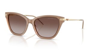 Image 2 of Brown CatEye Sunglasses for Women from Emporio Armani Available at Titan Eye+