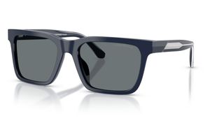 Image 2 of Blue Square Sunglasses for Men from Emporio Armani Available at Titan Eye+