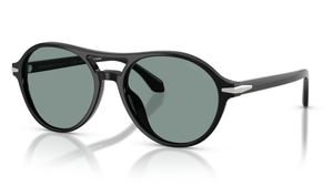 Image 2 of Blue Round Sunglasses for Men from Emporio Armani Available at Titan Eye+