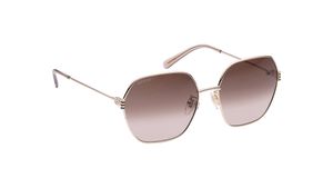 Image 2 of Brown Square Sunglasses for Women from Gucci Available at Titan Eye+