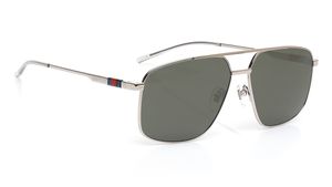 Image 2 of Grey Navigator Sunglasses for Men from Gucci Available at Titan Eye+
