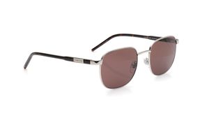Image 2 of Brown Rectangle Sunglasses for Men from Gucci Available at Titan Eye+
