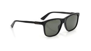 Image 2 of Grey Wayfarer Sunglasses for Men from Gucci Available at Titan Eye+