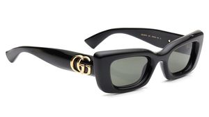 Image 2 of Grey CatEye Sunglasses for Women from Gucci Available at Titan Eye+
