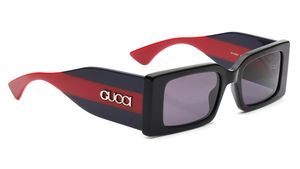Image 2 of Violet Rectangle Eyeglasses for Women from Gucci Available at Titan Eye+