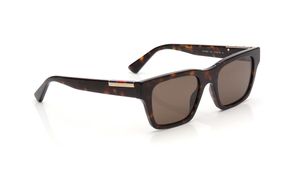 Image 2 of Brown Rectangle Sunglasses for Men from Gucci Available at Titan Eye+