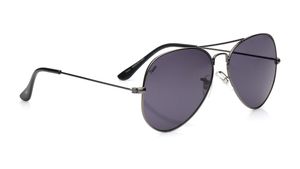 Image 2 of Grey Aviator Sunglasses for Men and Women from Tees By Fastrack Available at Titan Eye+