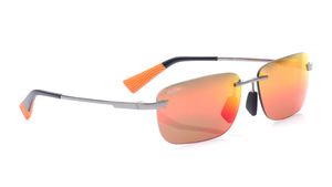 Image 2 of Orange Rectangle Sunglasses for Men and Women from Maui Jim Available at Titan Eye+