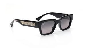Image 2 of Grey Rectangle Sunglasses for Men and Women from Maui Jim Available at Titan Eye+
