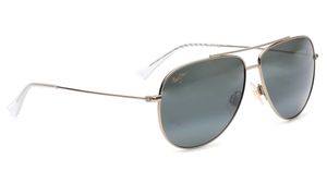 Image 2 of Grey Aviator Sunglasses for Men and Women from Maui Jim Available at Titan Eye+