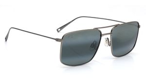 Image 2 of Grey Rectangle Sunglasses for Men from Maui Jim Available at Titan Eye+