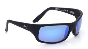 Image 2 of Blue Rectangle Sunglasses for Men and Women from Maui Jim Available at Titan Eye+