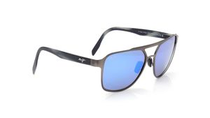 Image 2 of Blue Square Sunglasses for Men from Maui Jim Available at Titan Eye+