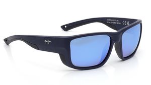 Image 2 of Blue Rectangle Sunglasses for Men and Women from Maui Jim Available at Titan Eye+