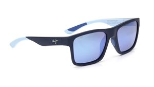 Image 2 of Blue Rectangle Sunglasses for Men And Women from Maui Jim Available at Titan Eye+