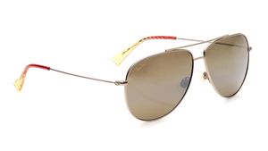 Image 2 of Bronze Aviator Sunglasses for Men and Women from Maui Jim Available at Titan Eye+