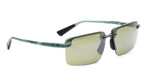 Image 2 of Green Rectangle Sunglasses for Men and Women from Maui Jim Available at Titan Eye+