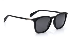 Image 2 of Grey Square Sunglasses for Men from Polaroid Available at Titan Eye+