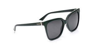 Image 2 of Blue Rectangle Sunglasses for Men from Polaroid Available at Titan Eye+