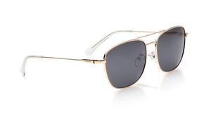 Image 2 of Grey Rectangle Sunglasses for Men from Polaroid Available at Titan Eye+