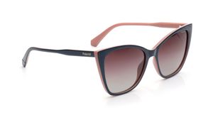 Image 2 of Brown Rectangle Eyeglasses for Women from Polaroid Available at Titan Eye+
