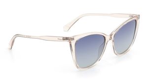 Image 2 of Blue Rectangle Sunglasses for Women from Polaroid Available at Titan Eye+