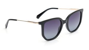 Image 2 of Grey Rectangle Sunglasses for Women from Polaroid Available at Titan Eye+