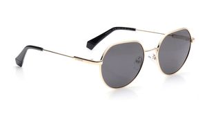 Image 2 of Grey Round Polarized Sunglasses for Men and Women from Polaroid Available at Titan Eye+