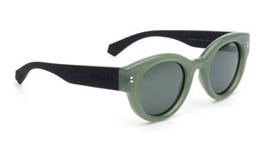 Image 2 of Green CatEye Sunglasses for Men and Women from Polaroid Available at Titan Eye+