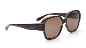 Image 2 of Bronze Square Polarized Sunglasses for Men and Women from Polaroid Available at Titan Eye+