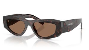 Image 2 of Brown Pillow Sunglasses for Men from Prada Available at Titan Eye+