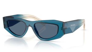 Image 2 of Blue Pillow Sunglasses for Men from Prada Available at Titan Eye+