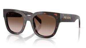 Image 2 of Brown Square Sunglasses for Women from Prada Available at Titan Eye+