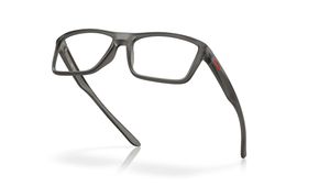 Image 2 of Grey Rectangle Eyeglasses for Men from Oakley Available at Titan Eye+